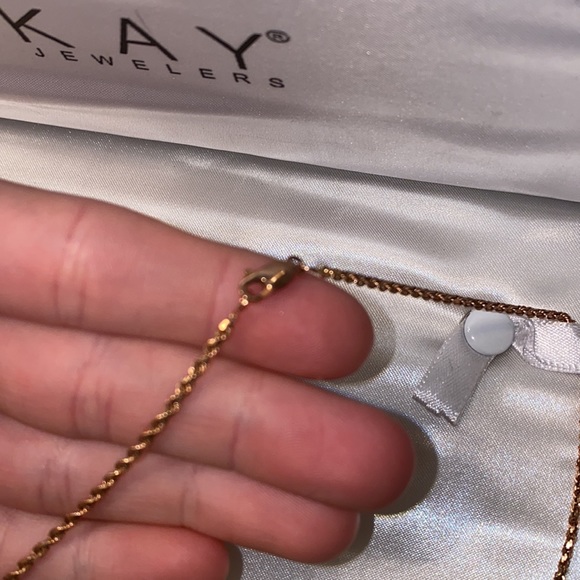 10k rose gold rope chain